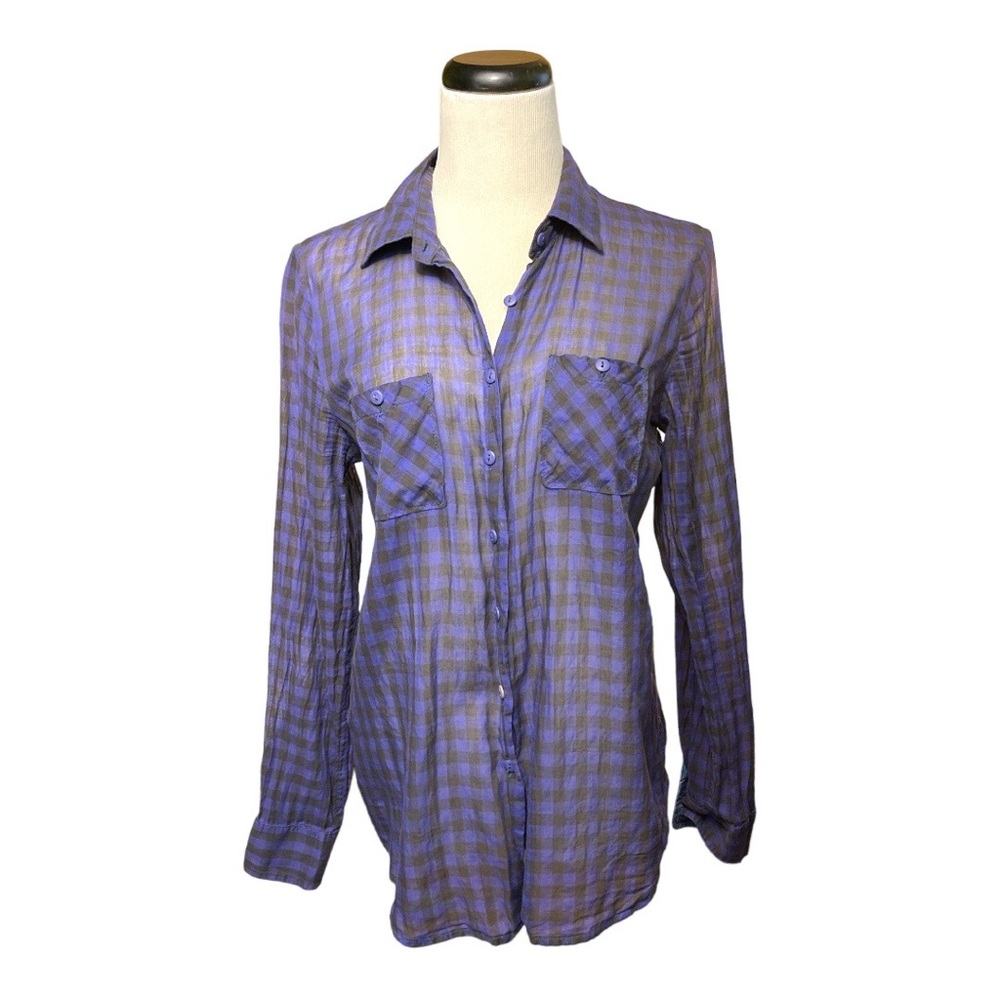Bcbgeneration Misses Small Button Front Shirt - image 1
